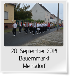 20. September 2014 Bauernmarkt Meinsdorf