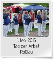 1. Mai 2015 Tag der Arbeit Roßlau