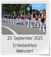 20. September 2025 Erntedankfest Meinsdorf