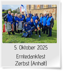 5. Oktober 2025 Erntedankfest  Zerbst (Anhalt)