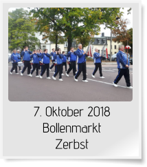 7. Oktober 2018 Bollenmarkt Zerbst